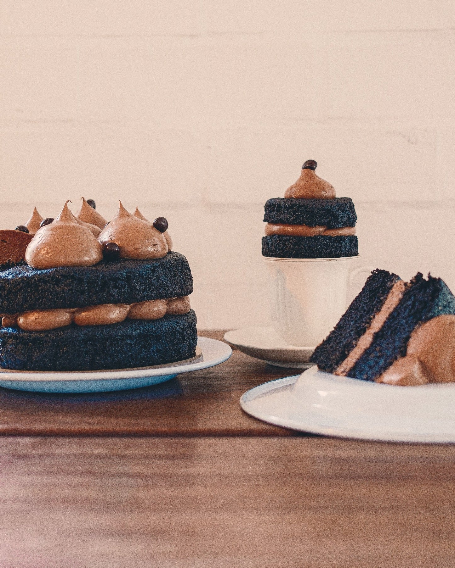 Dark Cocoa Sponge Cake