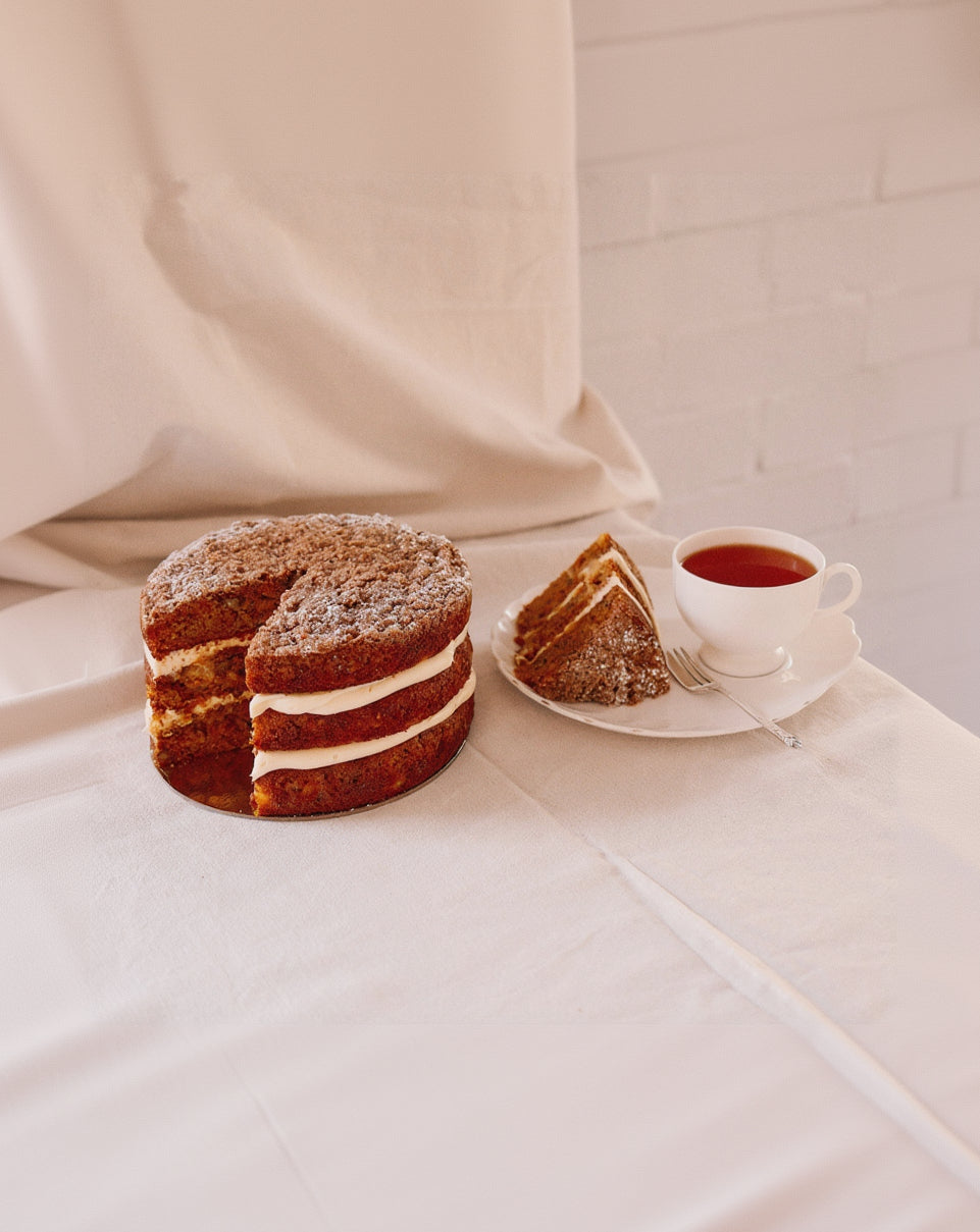 Pecan, Spelt, Pineapple & Carrot Cake
