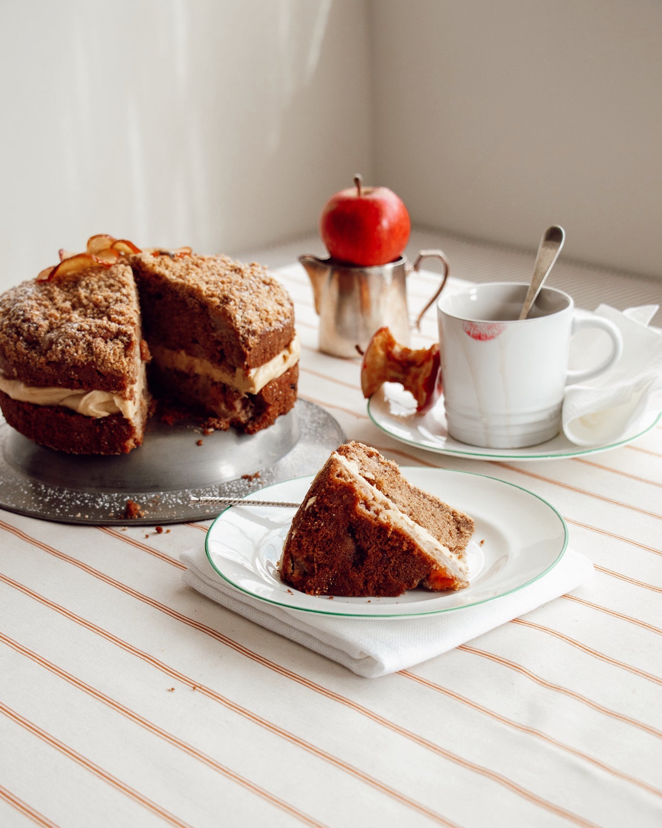Cake of the Month: Apple, Olive Oil & Ancient Grains Cake