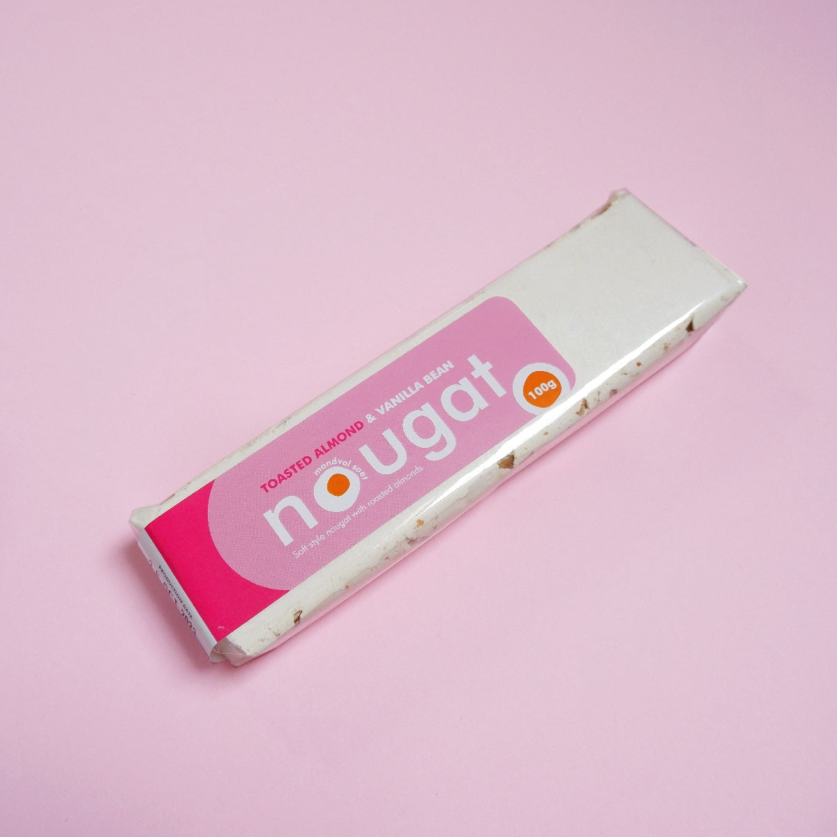 Toasted Almond and Vanilla Bean Nougat Bar
