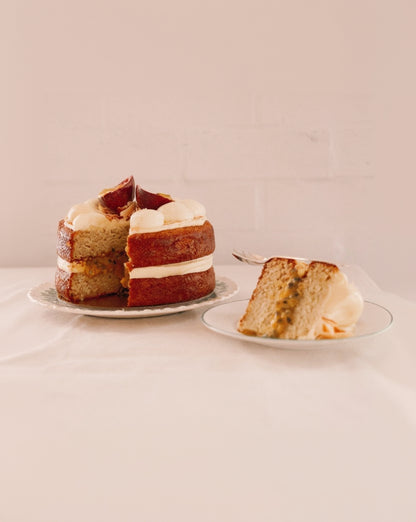 Cake of the Month: Passionfruit with lime and coconut