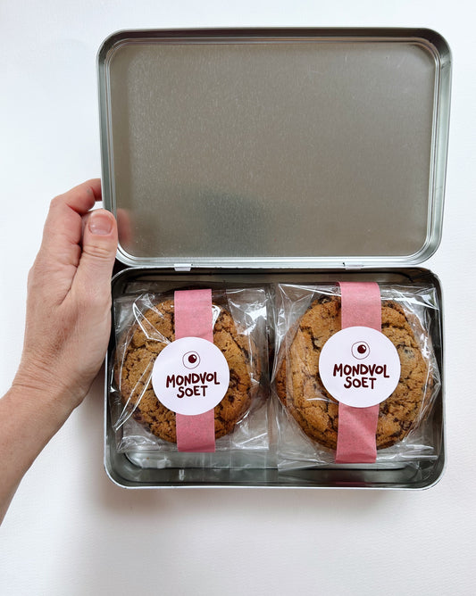 Salted Chocolate Chip Cookies Tin