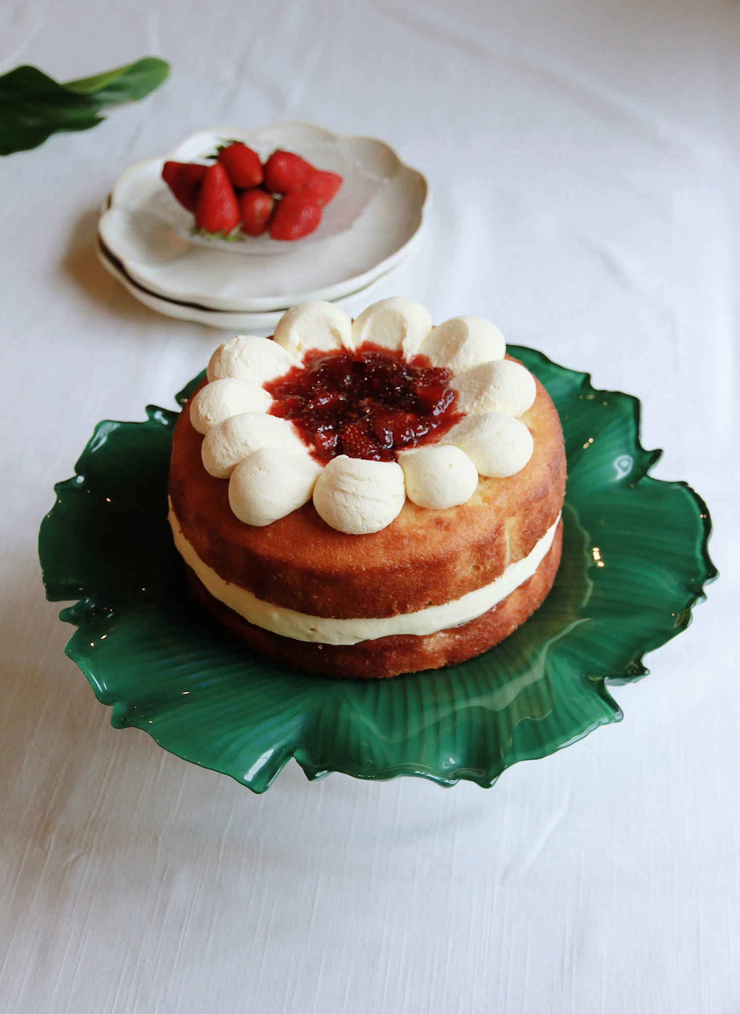 Cake of the Month: Vanilla, Rose Geranium and Strawberry